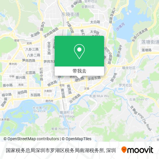 国家税务总局深圳市罗湖区税务局南湖税务所地图