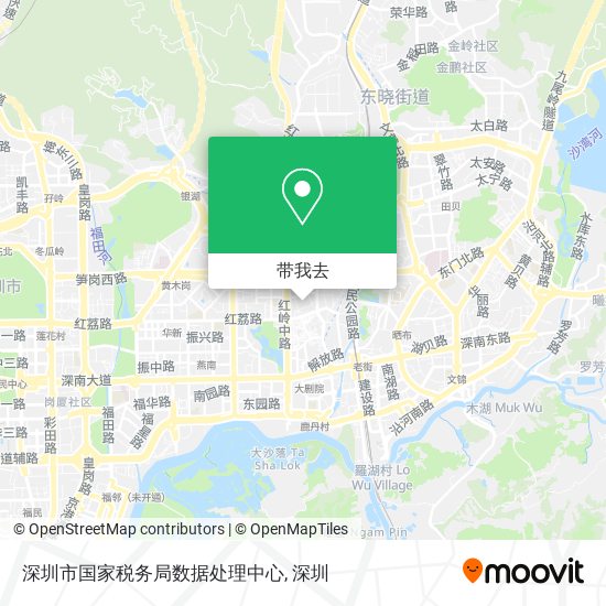 深圳市国家税务局数据处理中心地图