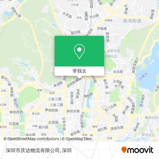 深圳市庆达物流有限公司地图