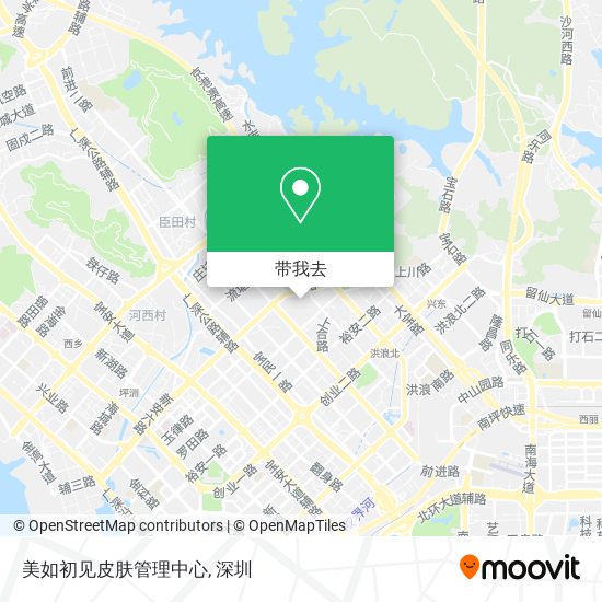 美如初见皮肤管理中心地图
