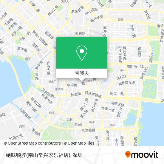 绝味鸭脖(南山常兴家乐福店)地图