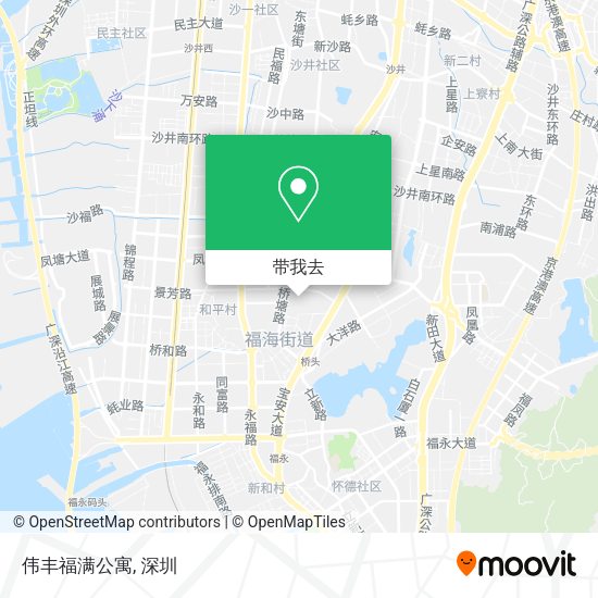 伟丰福满公寓地图