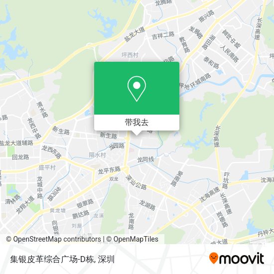 集银皮革综合广场-D栋地图