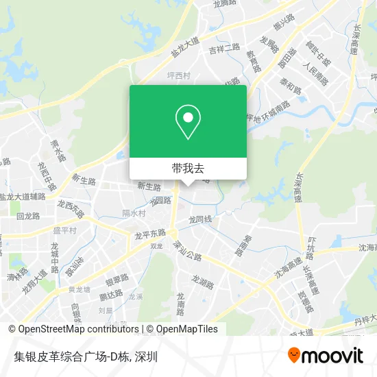 集银皮革综合广场-D栋地图