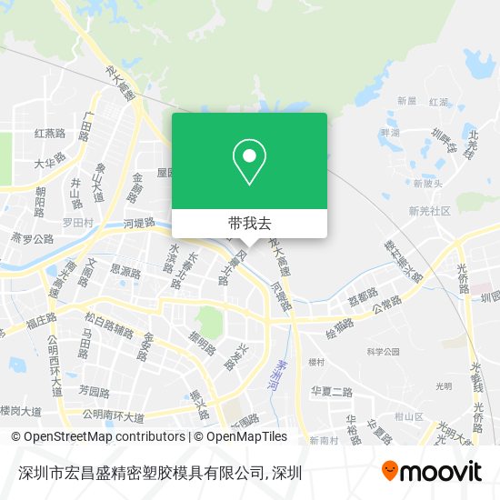深圳市宏昌盛精密塑胶模具有限公司地图
