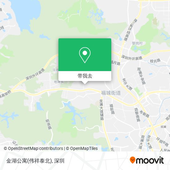 金湖公寓(伟祥泰北)地图