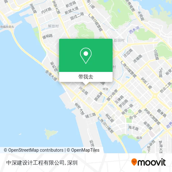 中深建设计工程有限公司地图
