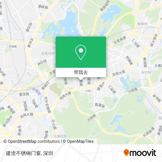 建逹不锈钢门窗地图
