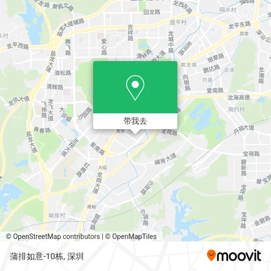 蒲排如意-10栋地图