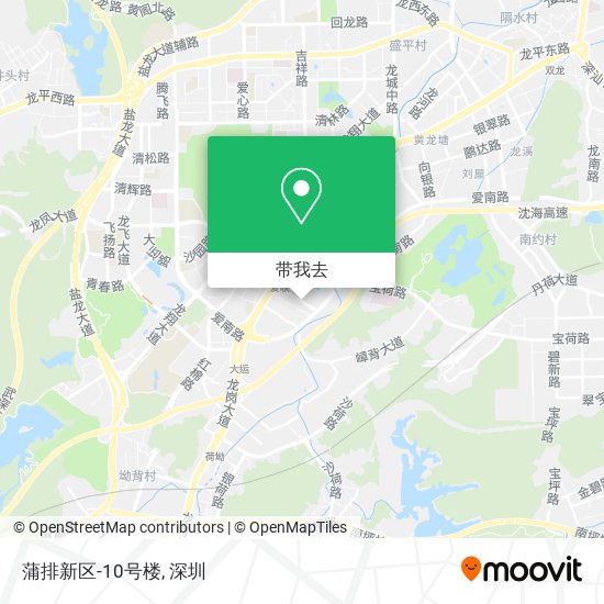 蒲排新区-10号楼地图