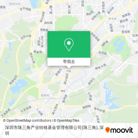 深圳市珠三角产业转移基金管理有限公司地图