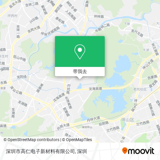 深圳市高仁电子新材料有限公司地图