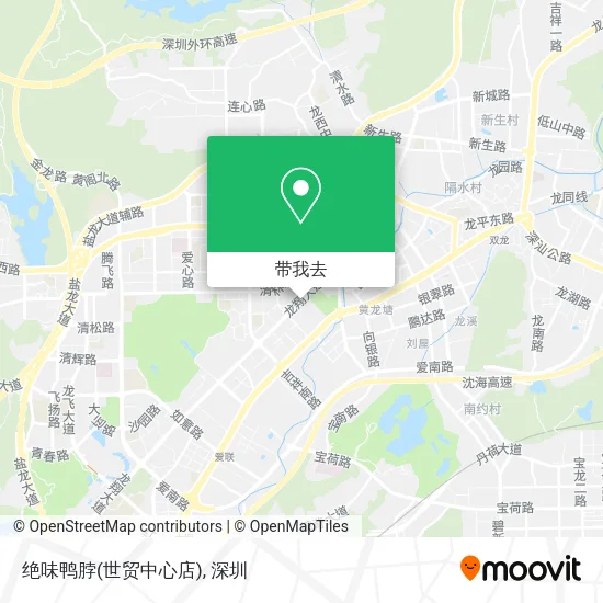 绝味鸭脖(世贸中心店)地图