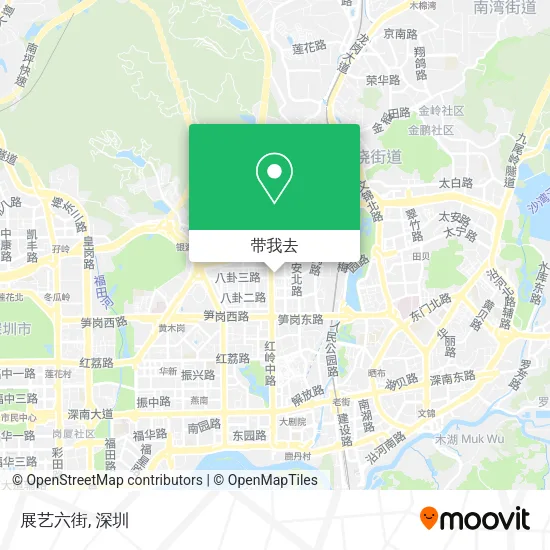 展艺六街地图