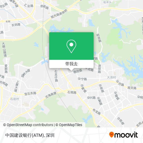 中国建设银行(ATM)地图