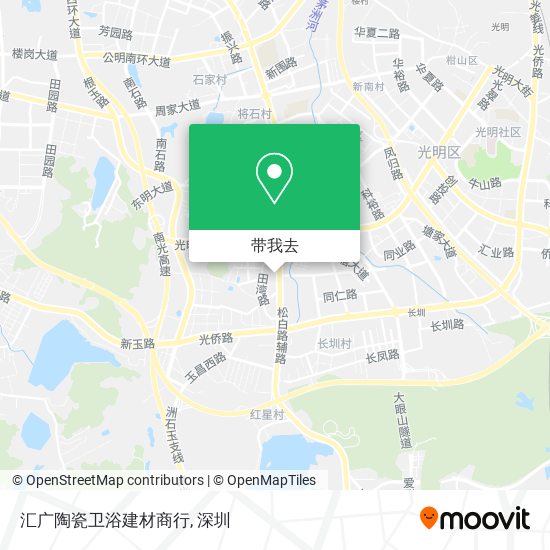 汇广陶瓷卫浴建材商行地图