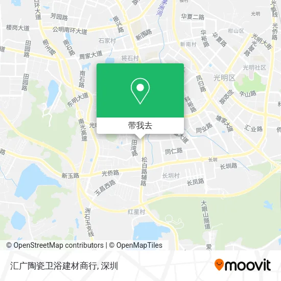 汇广陶瓷卫浴建材商行地图