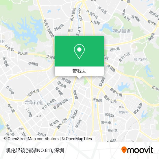 凯伦眼镜(清湖NO.81)地图
