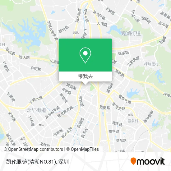 凯伦眼镜(清湖NO.81)地图