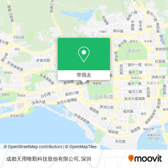 成都天用唯勤科技股份有限公司地图