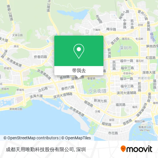 成都天用唯勤科技股份有限公司地图