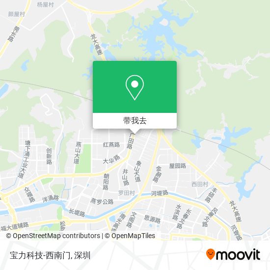 宝力科技-西南门地图