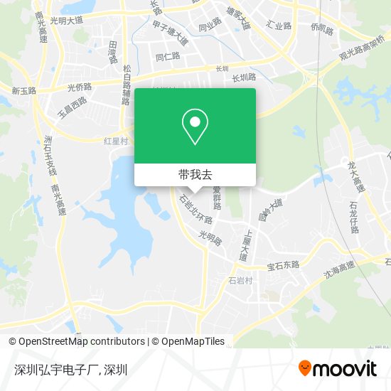深圳弘宇电子厂地图