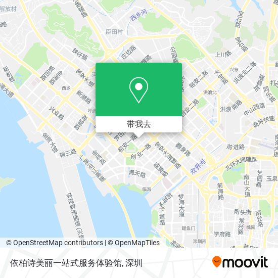 依柏诗美丽一站式服务体验馆地图