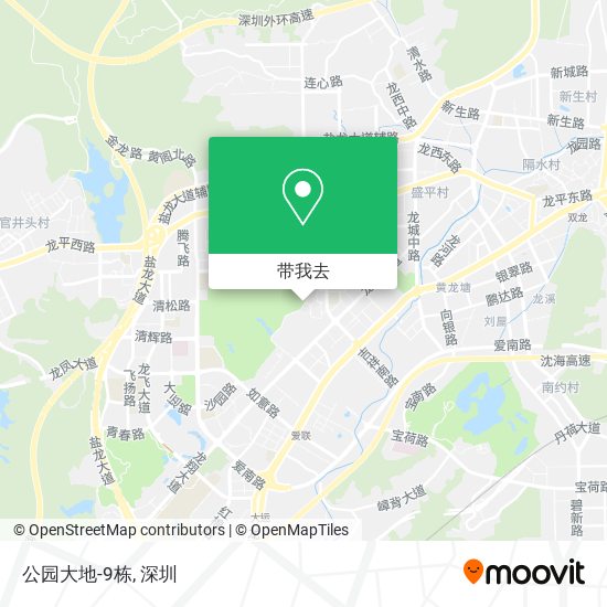 公园大地-9栋地图