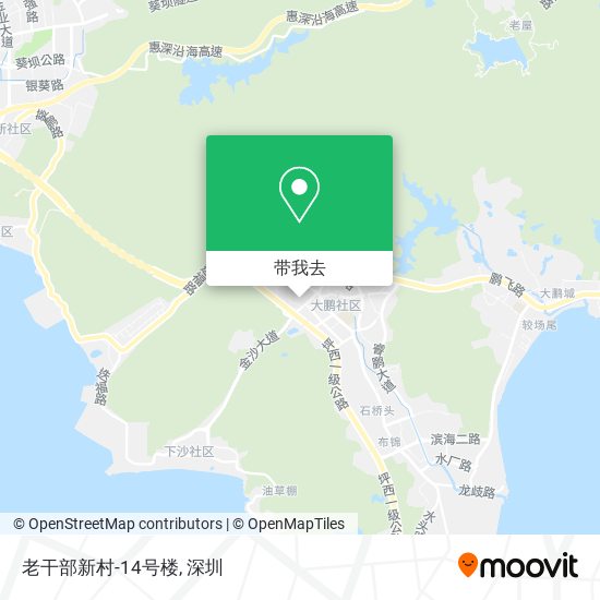 老干部新村-14号楼地图