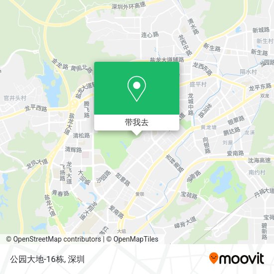 公园大地-16栋地图