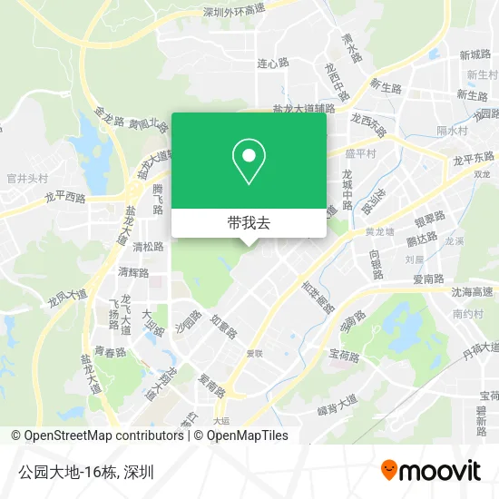 公园大地-16栋地图