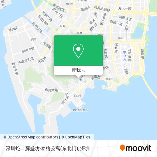 深圳蛇口辉盛坊·泰格公寓(东北门)地图