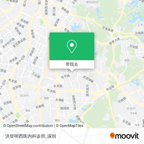 洪登明西医内科诊所地图