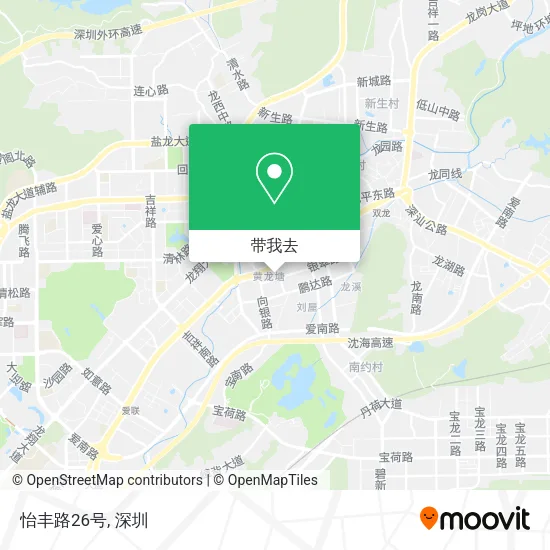 怡丰路26号地图