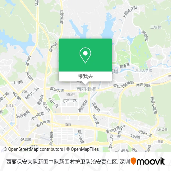 西丽保安大队新围中队新围村护卫队治安责任区地图