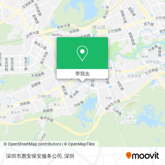 深圳市惠安保安服务公司地图