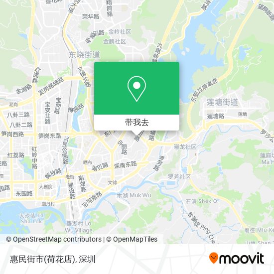 惠民街市(荷花店)地图