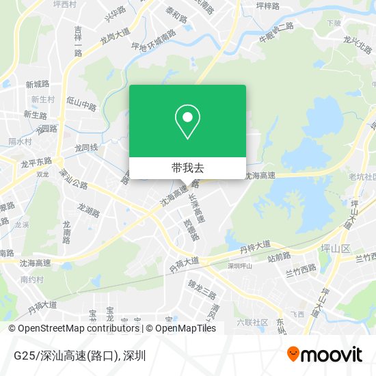 G25/深汕高速(路口)地图