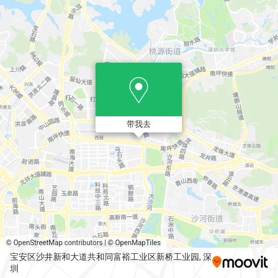 宝安区沙井新和大道共和同富裕工业区新桥工业园地图