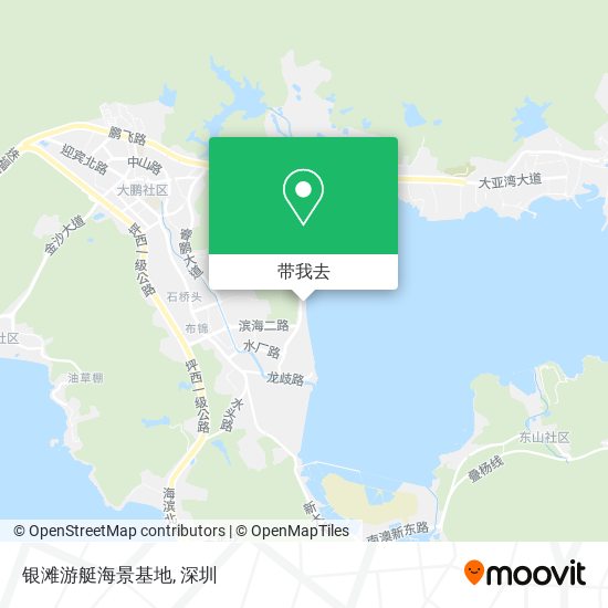银滩游艇海景基地地图
