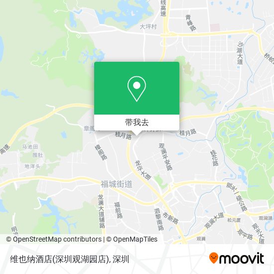 维也纳酒店(深圳观湖园店)地图