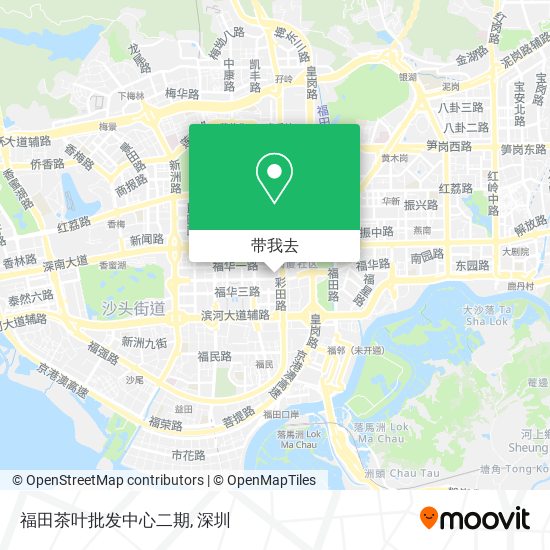 福田茶叶批发中心二期地图