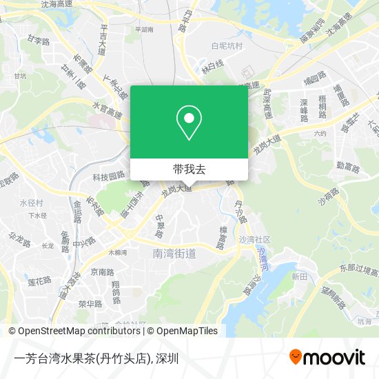一芳台湾水果茶(丹竹头店)地图