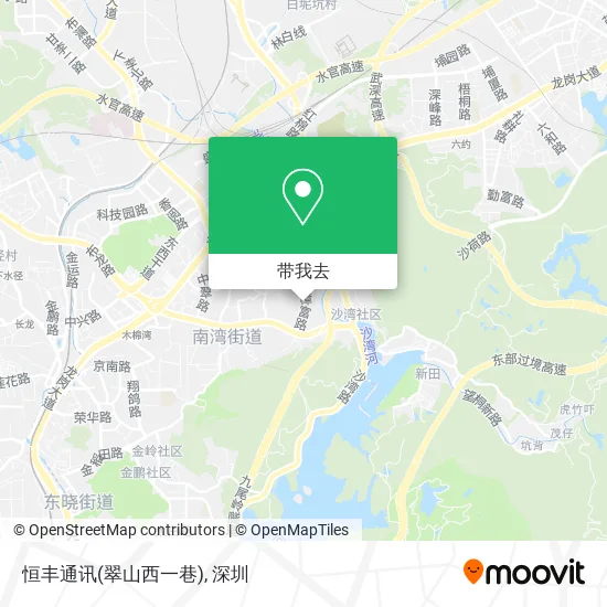 恒丰通讯(翠山西一巷)地图