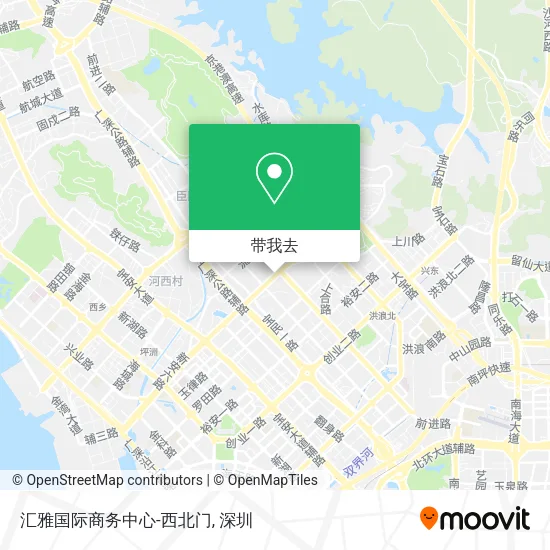 汇雅国际商务中心-西北门地图