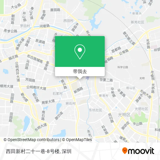 西田新村二十一巷-8号楼地图