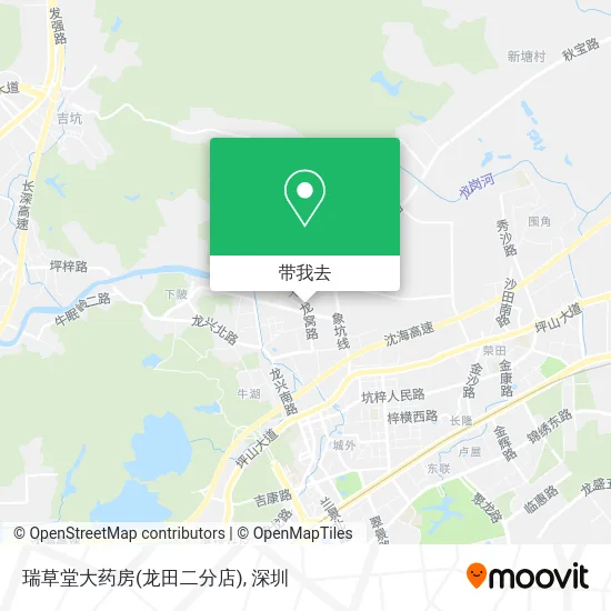 瑞草堂大药房(龙田二分店)地图