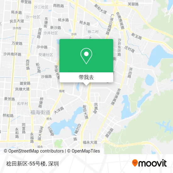 稔田新区-55号楼地图