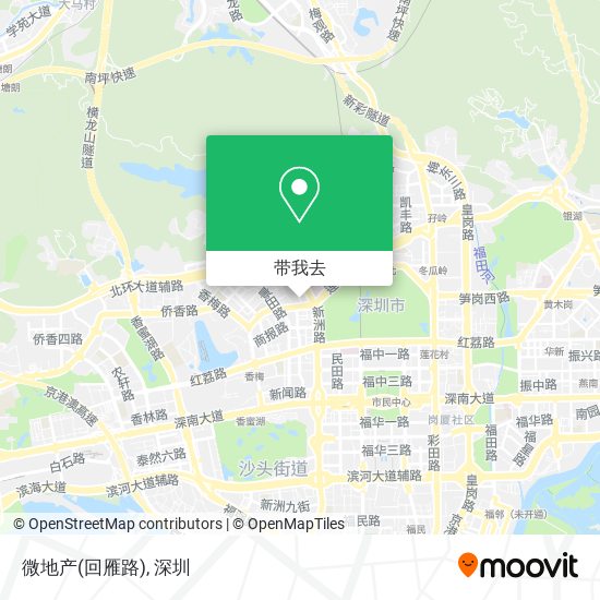 微地产(回雁路)地图